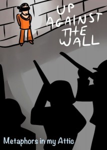 Cartoon depicting an attic firing squad